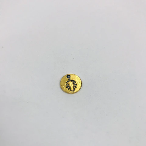DIJE MONEDA HOJA CRUNA40-35