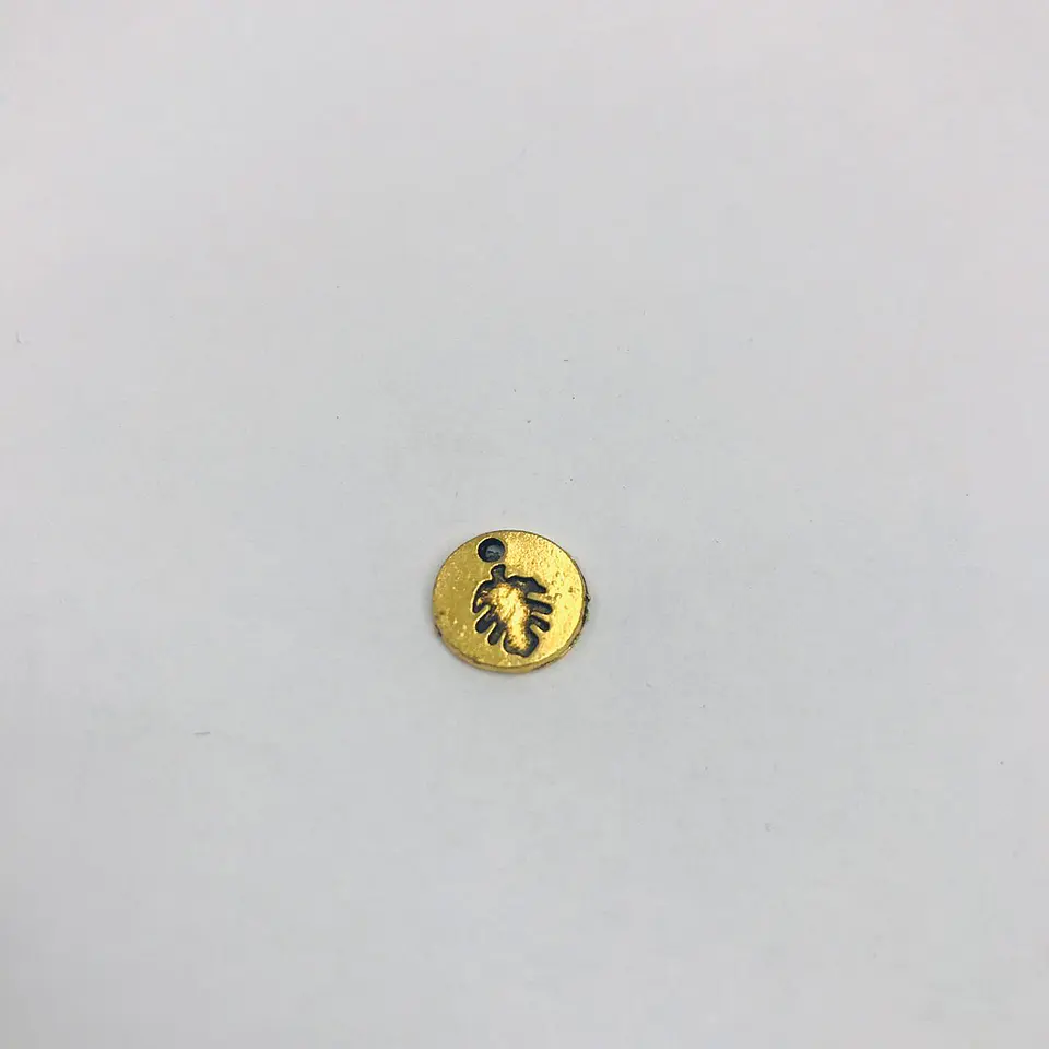 DIJE MONEDA HOJA CRUNA40-35 1