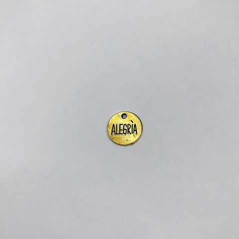 DIJE MONEDA ALEGRÍA CRUNA40-22