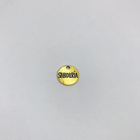 DIJE MONEDA SABIDURÍA CRUNA40-16