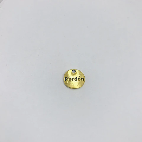 DIJE MONEDA PERDÓN CRU415-4