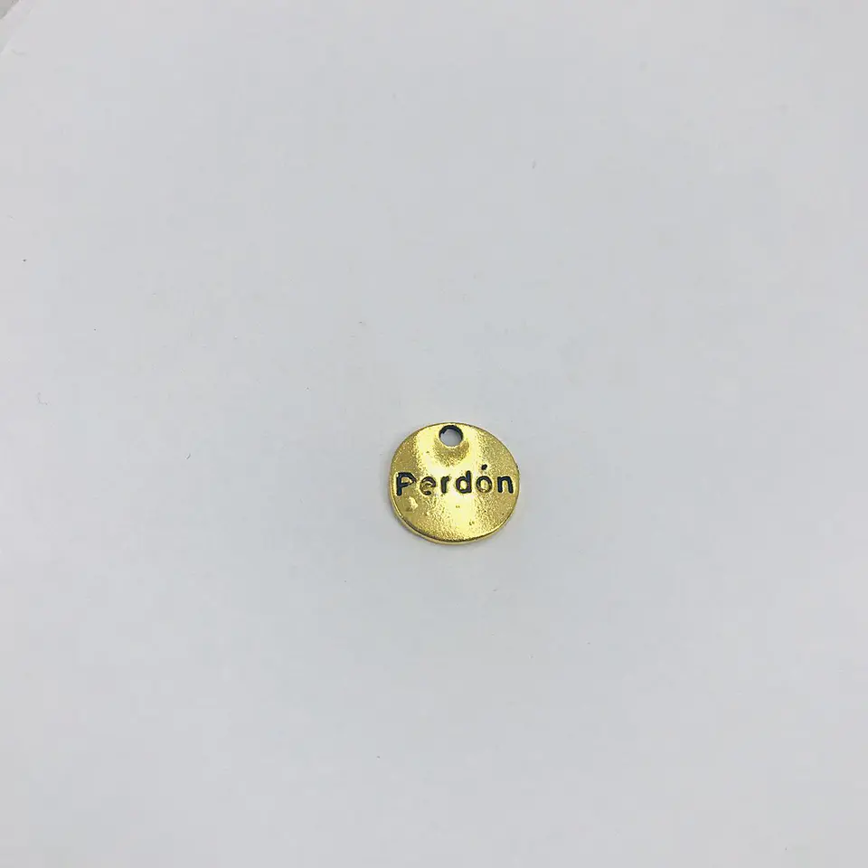 DIJE MONEDA PERDÓN CRU415-4 1