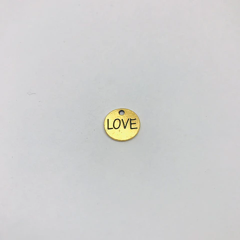PLACA MONEDA LOVE CRUNA40-15