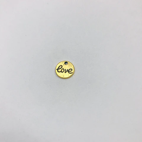 PLACA MONEDA LOVE CRUNA40-17
