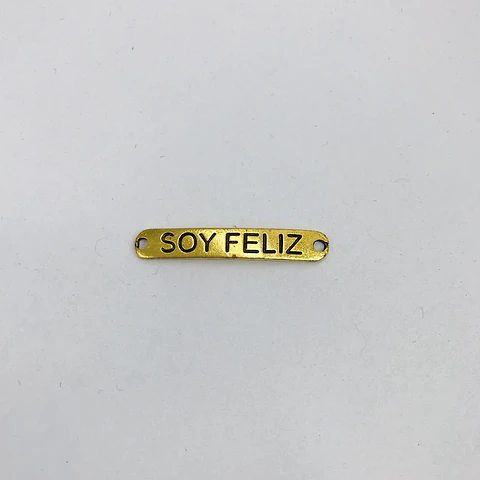 PLACA SOY FELIZ CRU401-33