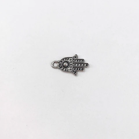 DIJE ✦ MANO HAMSA EN ZAMAK 