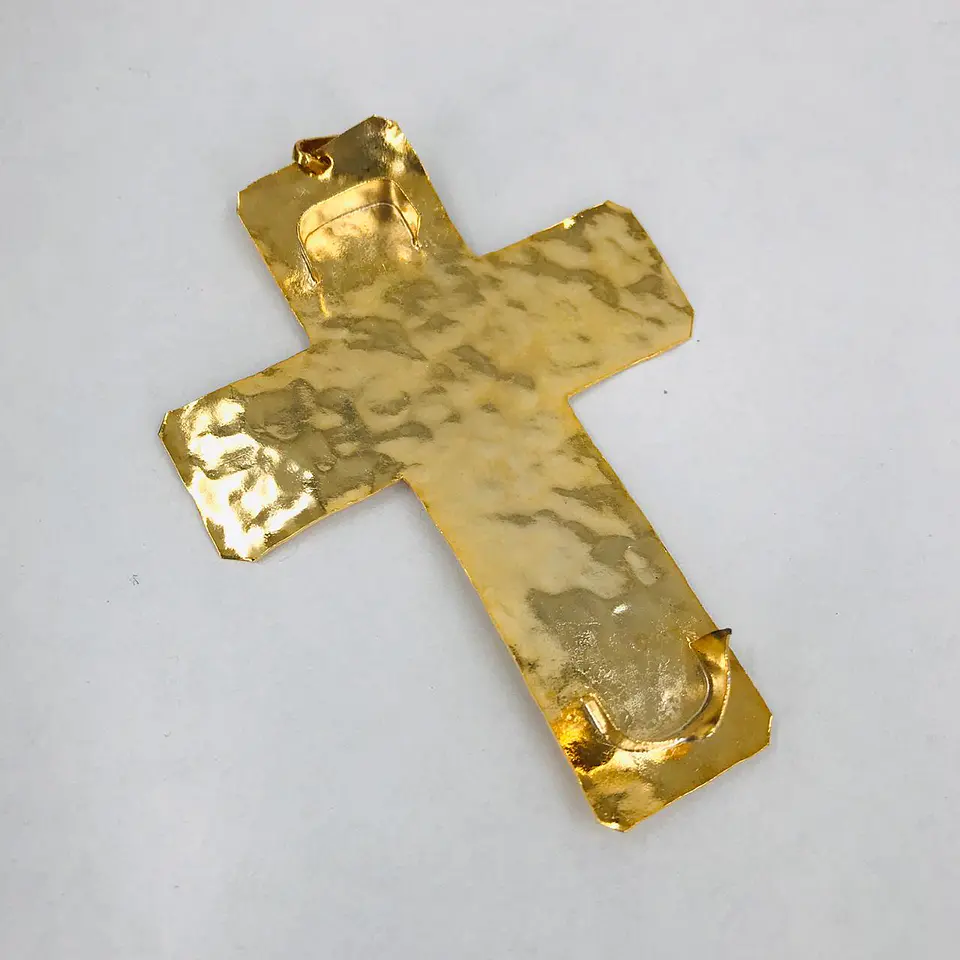 CRUZ BAÑO DE ORO T4693 1