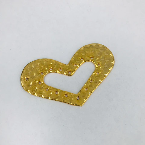 CORAZÓN BAÑO DE ORO ZAMAK T4301