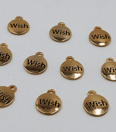 PLACA WISH BAÑO DE ORO T3222                                       