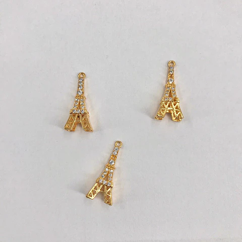 TORRE EIFFEL BAÑO DE ORO D0032