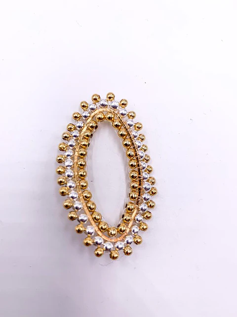 ARO TEJIDO BAÑO DE ORO T6232