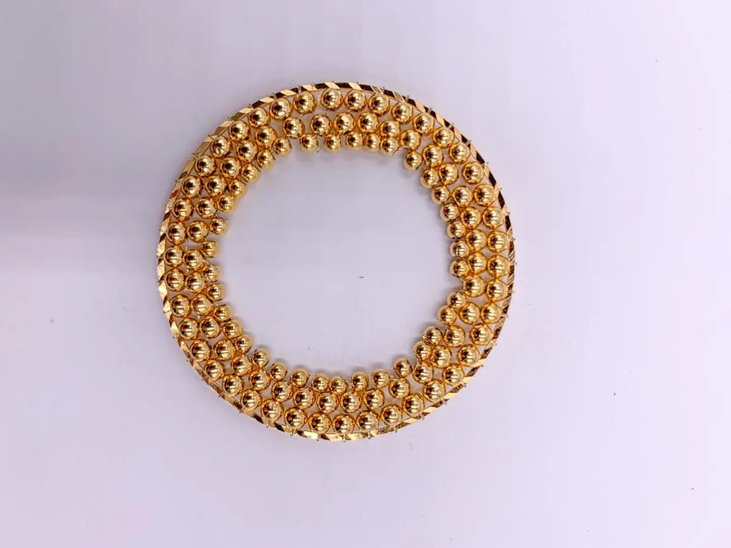 ARO TEJIDO  BAÑO DE ORO T6224 1