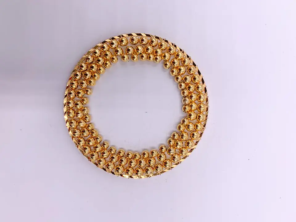 ARO TEJIDO  BAÑO DE ORO T6224 1