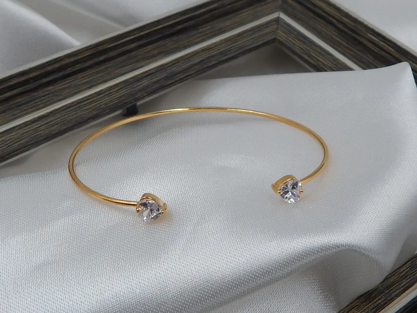 PULSERA ZIRCON BAÑO DE ORO  1