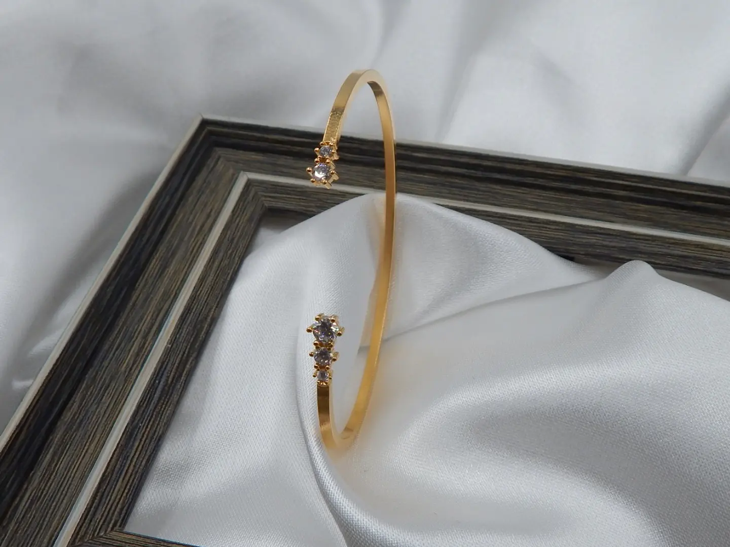 PULSERA ZIRCON BAÑO DE ORO  1