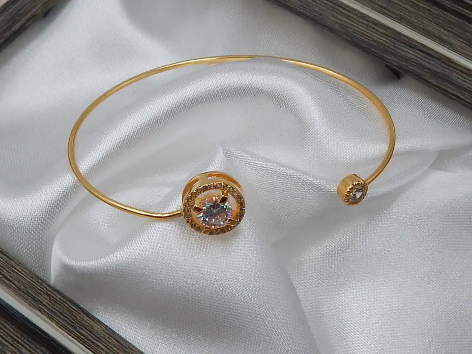 PULSERA ZIRCON BAÑO DE ORO  1