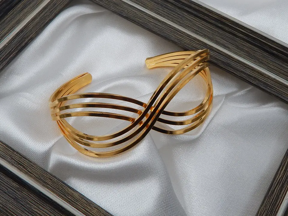 BRAZALETE INFINITO BAÑO DE ORO BT0005 1