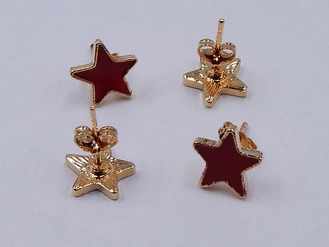TOPO ESTRELLA  BAÑO DE ORO T6350     