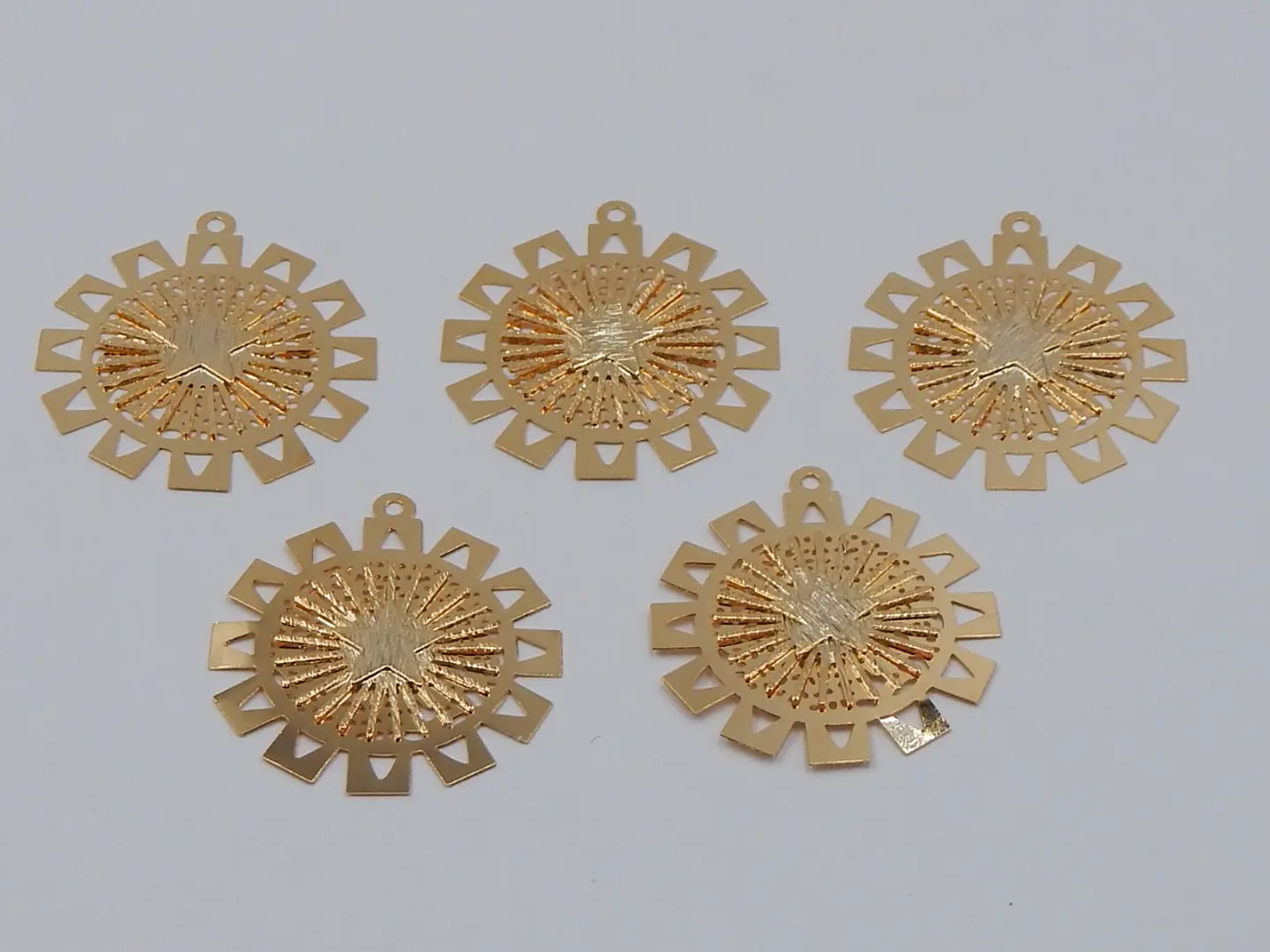 DIJE FILIGR/ESTRELLA BAÑO DE ORO T6384 1