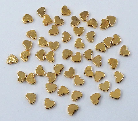 CORAZÓN BAÑO DE ORO T6128                 