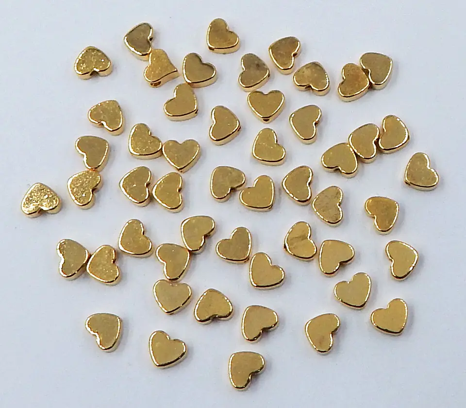 CORAZÓN BAÑO DE ORO T6128                  1