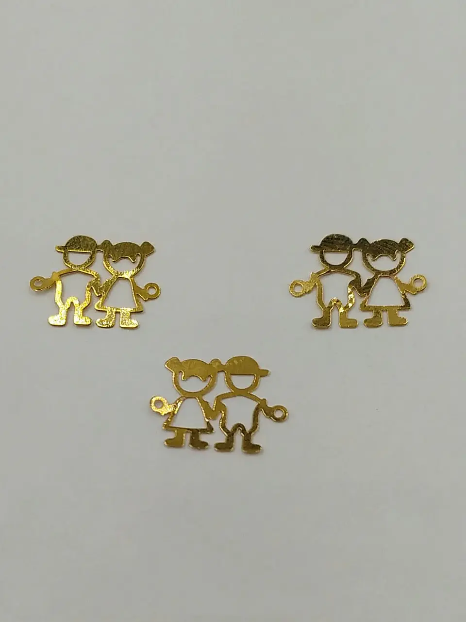 NIÑOS MINI DIJE BAÑO DE ORO T5711                1