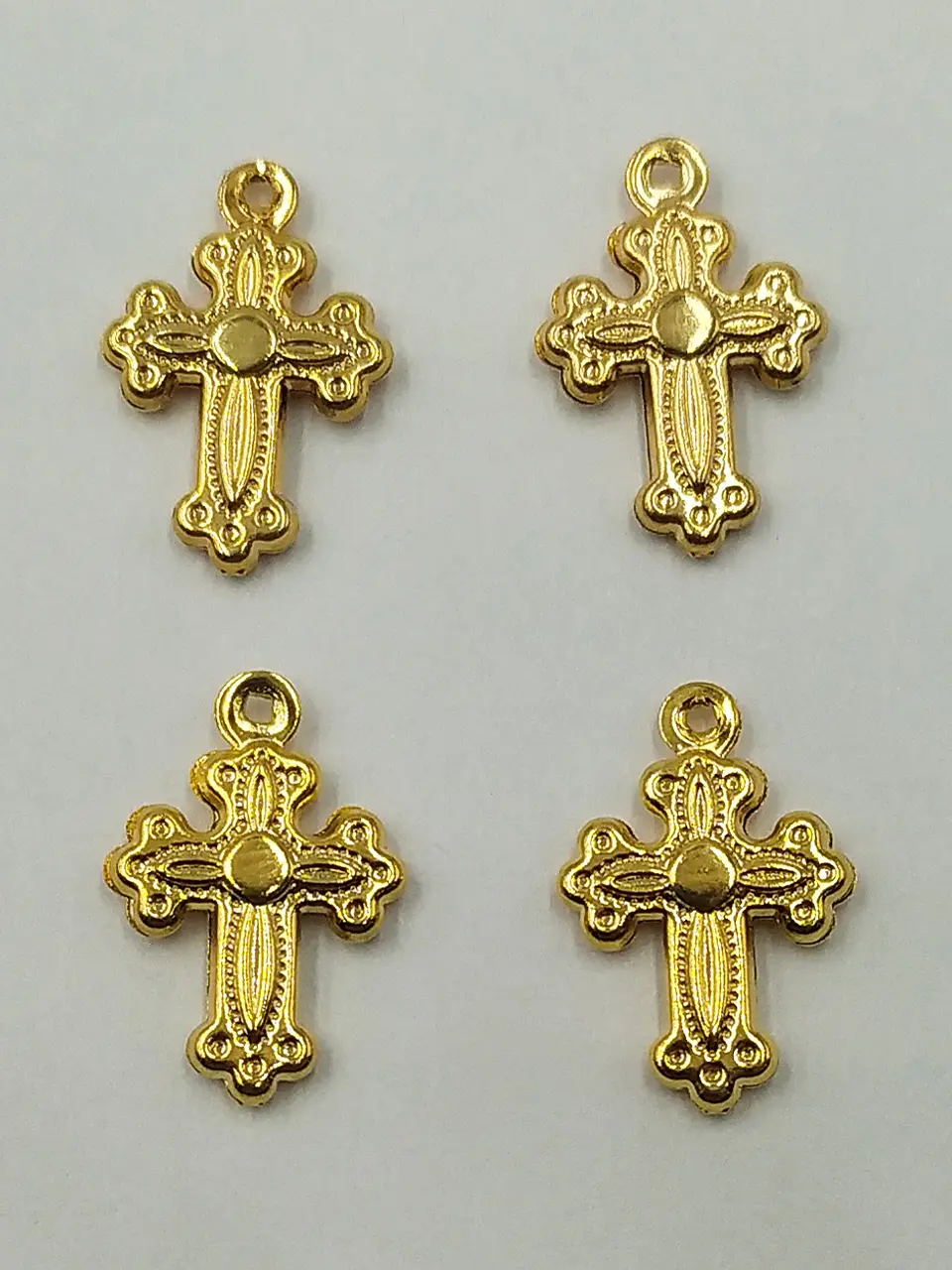 DIJE CRUZ BAÑO DE ORO 1