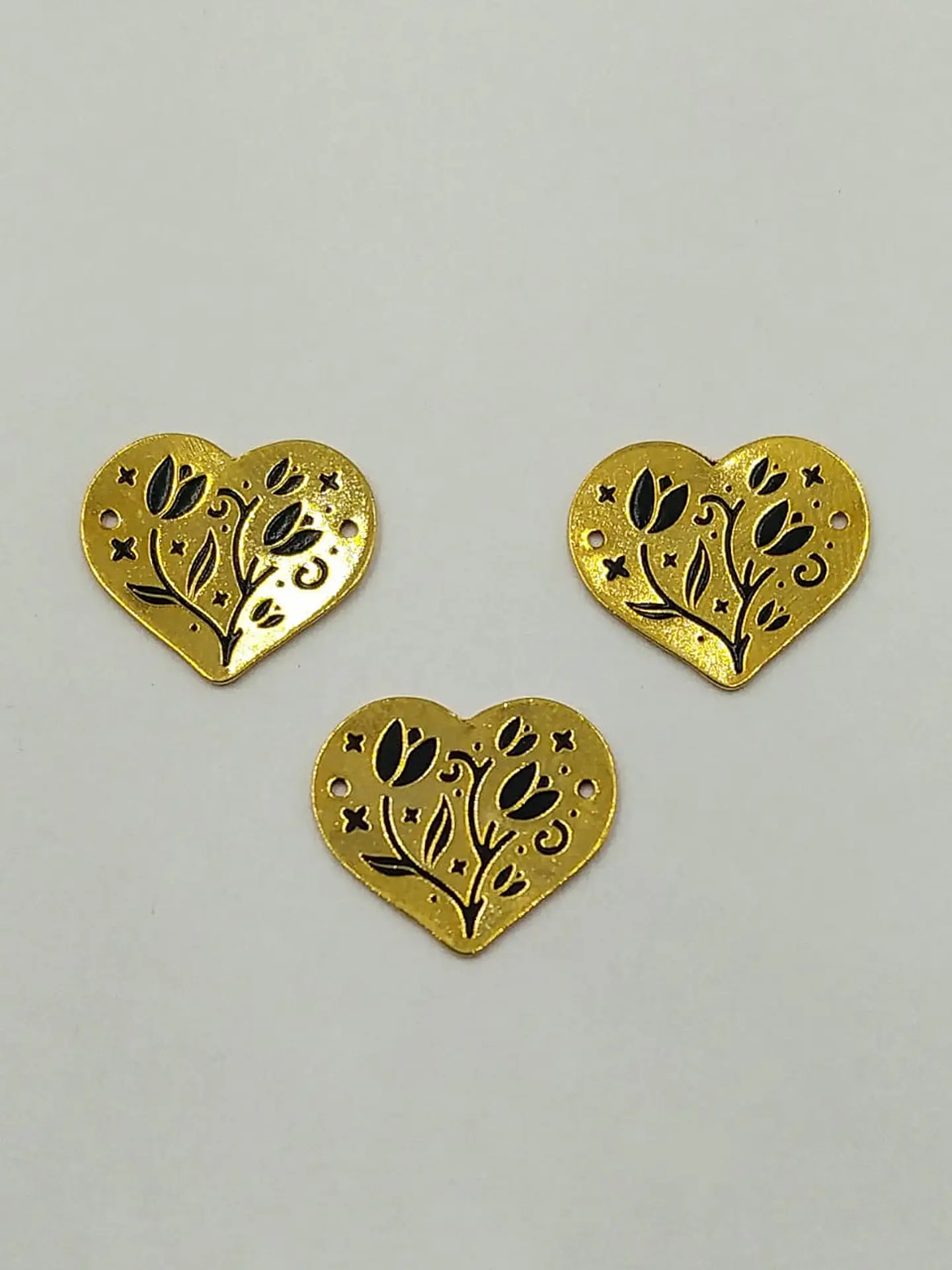 CORAZÓN BAÑO DE ORO T5201 1