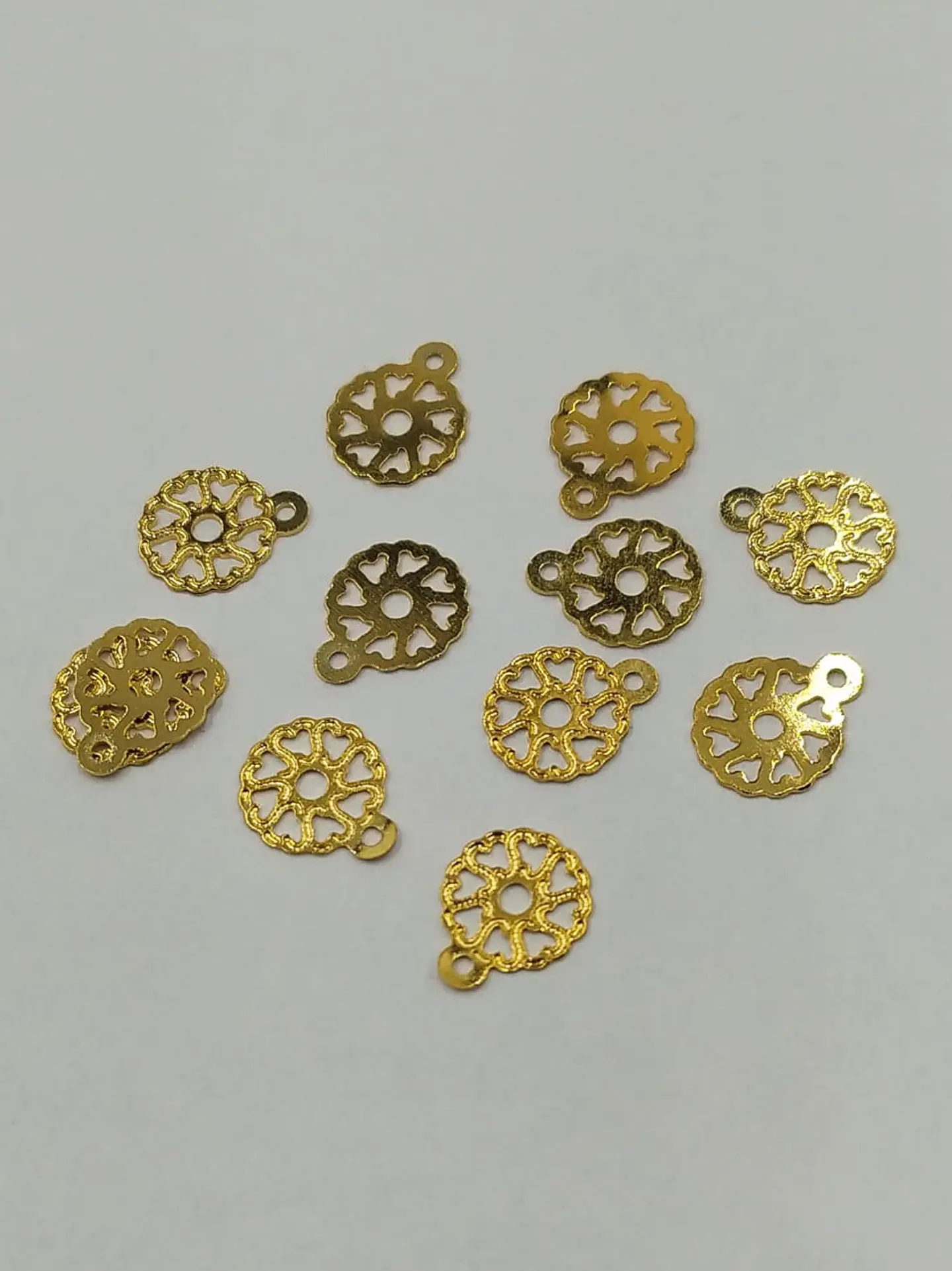 MANDALA MINI DIJE BAÑO DE ORO DTS-001    1