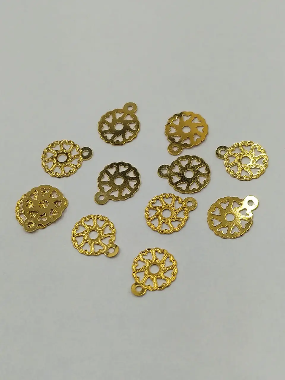 MANDALA MINI DIJE BAÑO DE ORO DTS-001    1