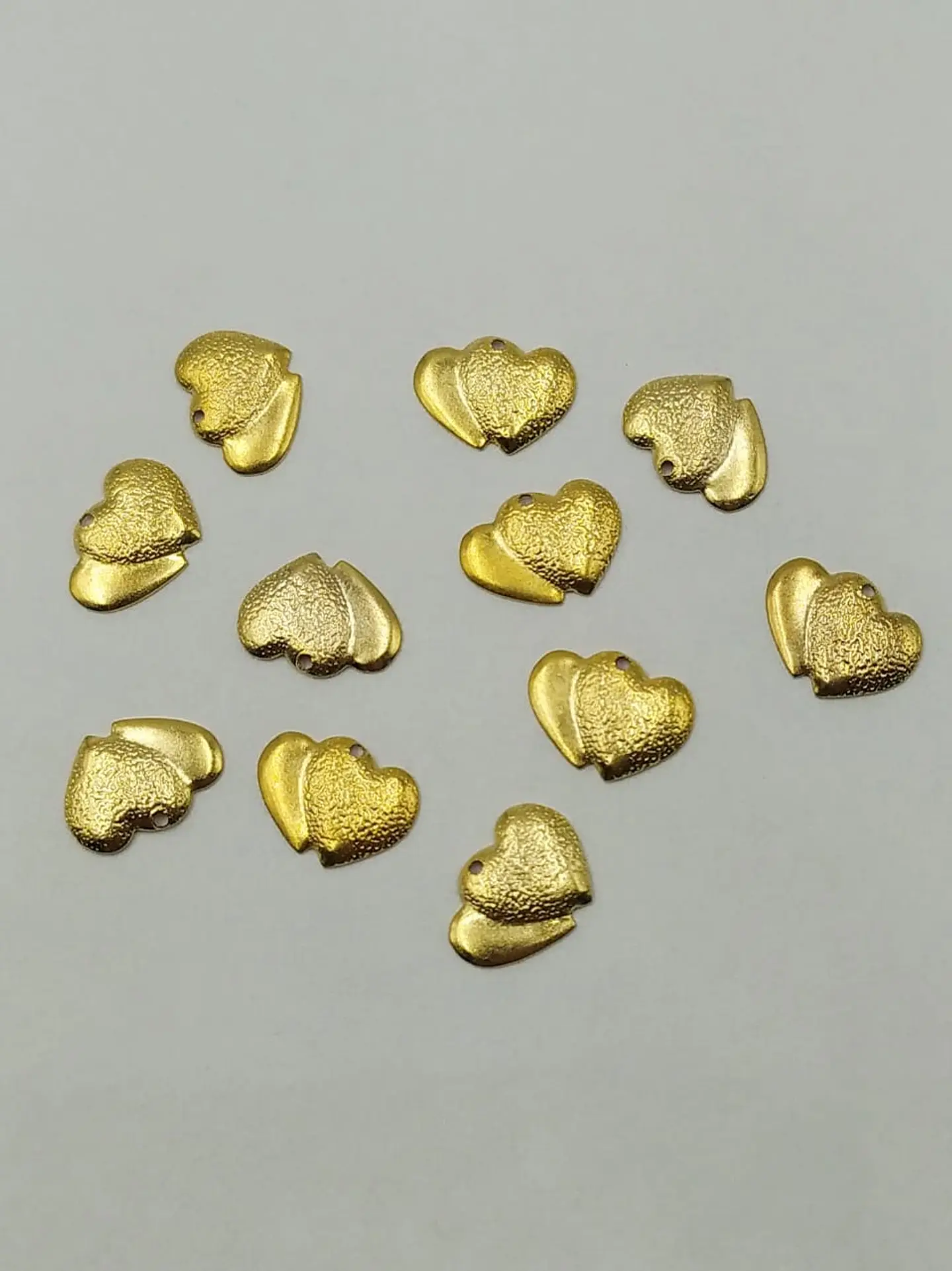 CORAZÓN MINI DIJE BAÑO DE ORO T005     1
