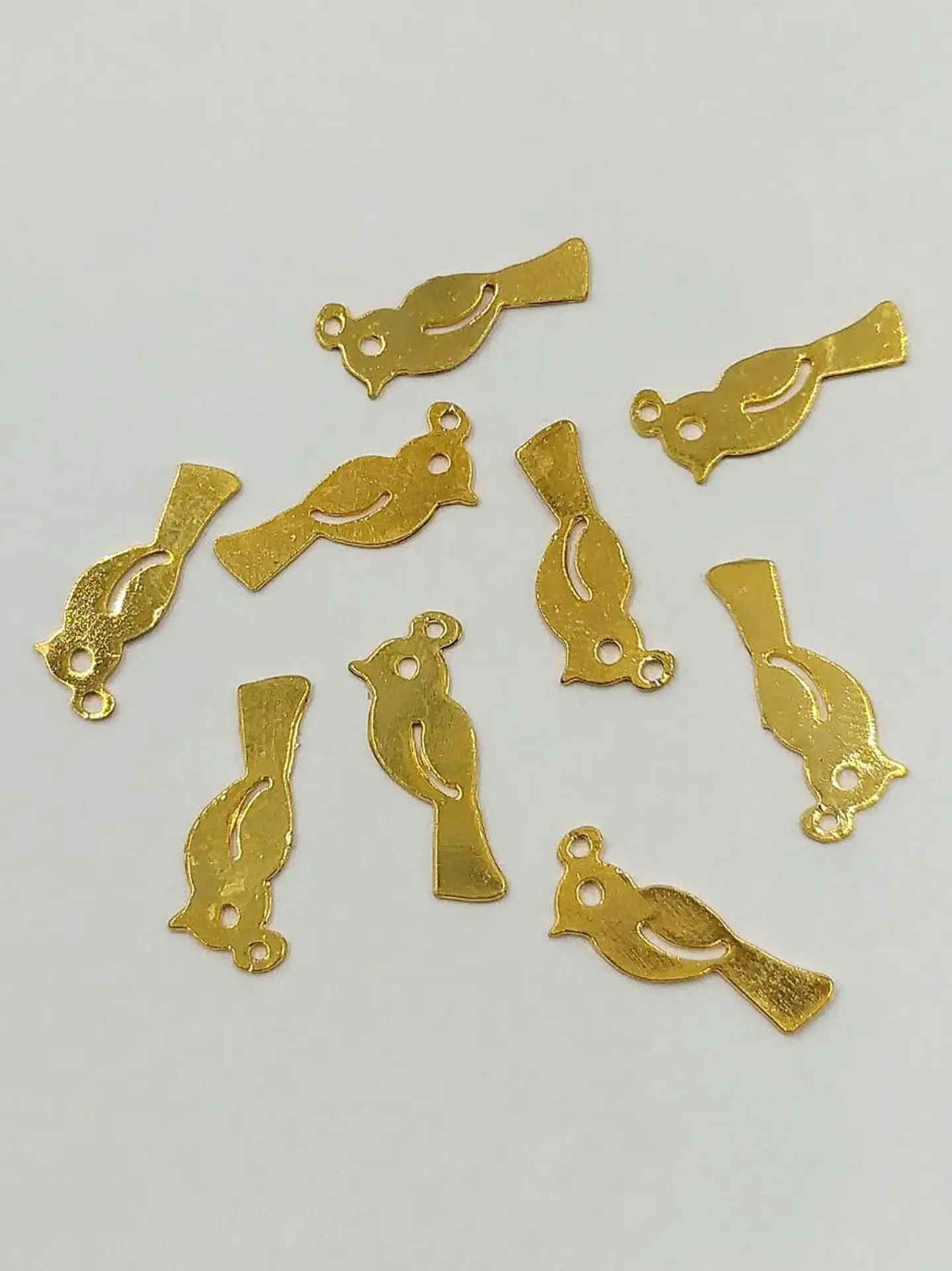 CANARIO MINI DIJE BAÑO DE ORO T4805 1