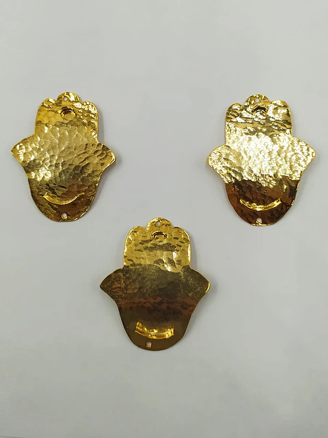 MANO HAMSA BAÑO DE ORO T4813                                      