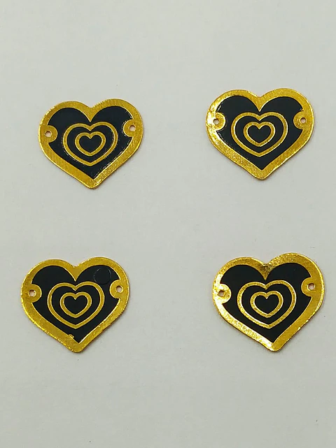 CORAZÓN BAÑO DE ORO T5205
