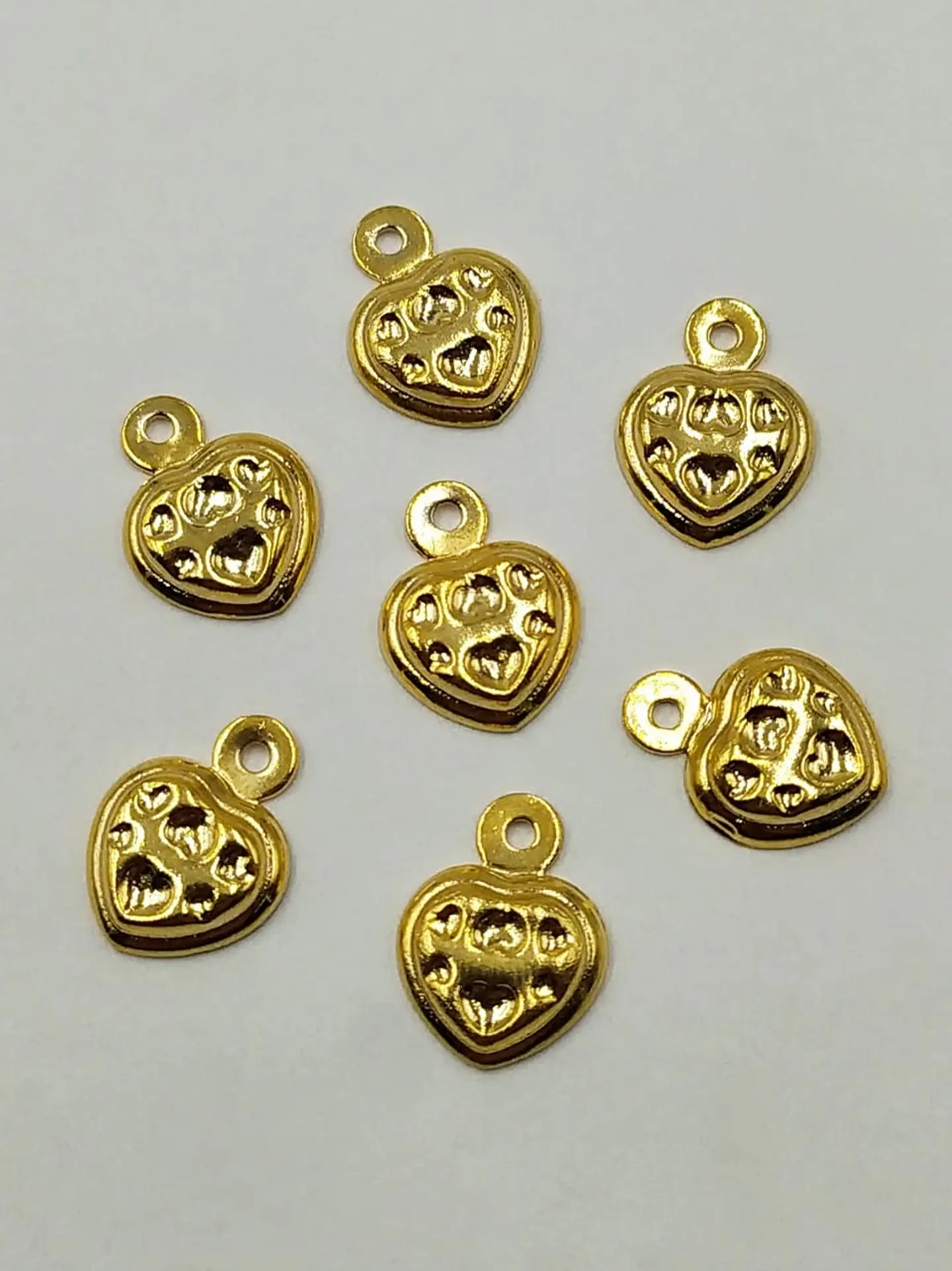 CORAZÓN MINI DIJE BAÑO DE ORO T006                                            1