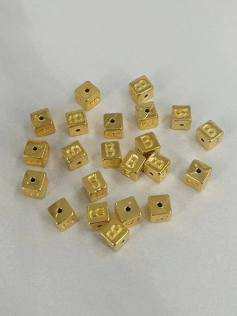 CUBO LETRAS 6MM ZAMAK B763                      