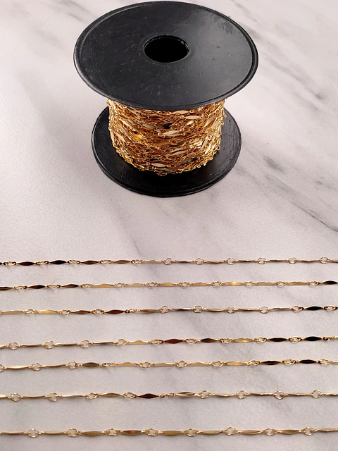 CADENA PALITO BAÑO DE ORO MK-148-MT 