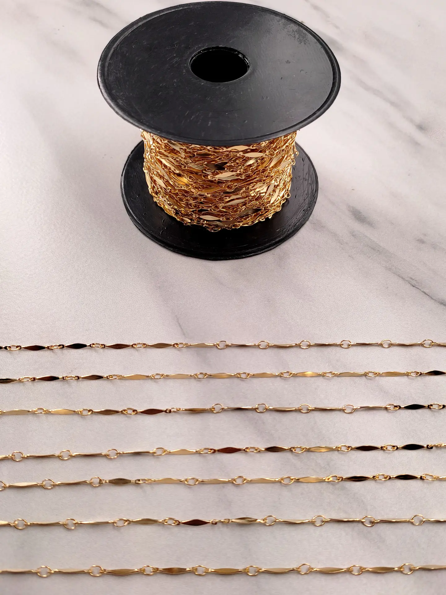 CADENA PALITO BAÑO DE ORO MK-148-MT  1