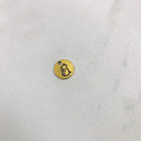 DIJE MONEDA GATO CRUNA40-33