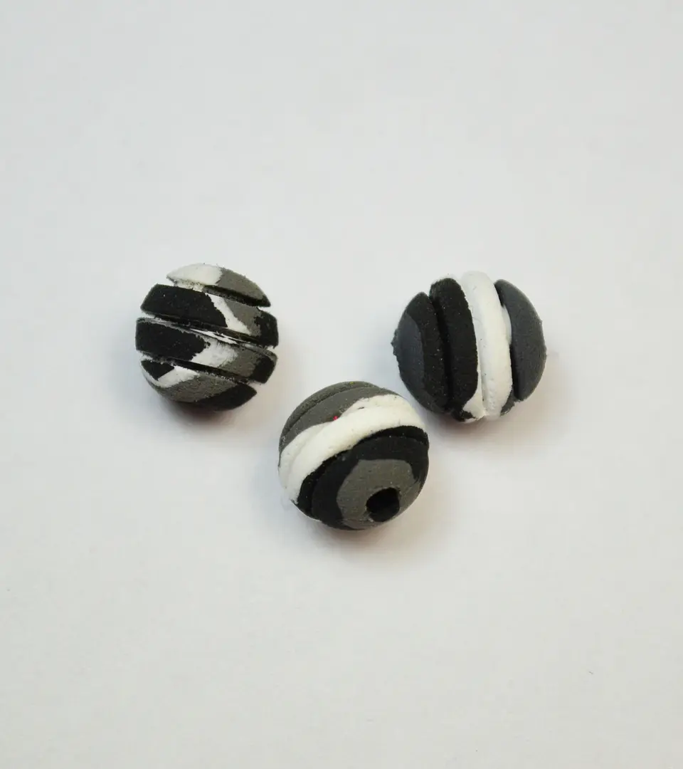 BOLA VETEADA CON RAYAS 8MM NEOPRENO BNR8. 12