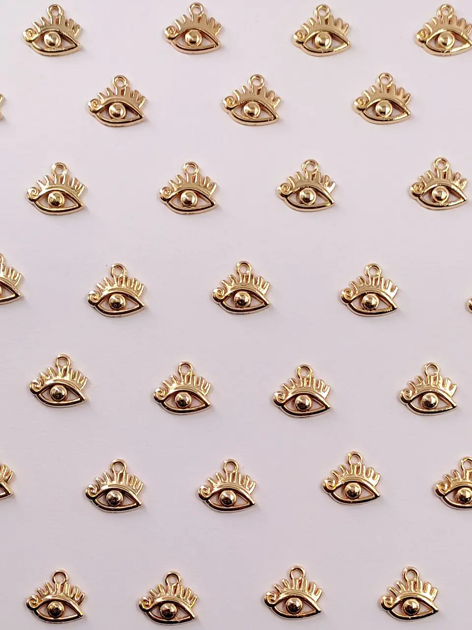 OJO CON PESTAÑAS BAÑO DE ORO T6513 1