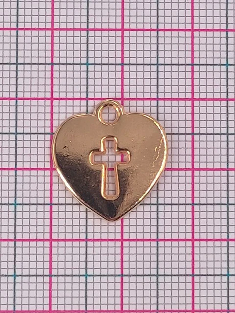 CORAZÓN BAÑO DE ORO W-2659-GOLD 