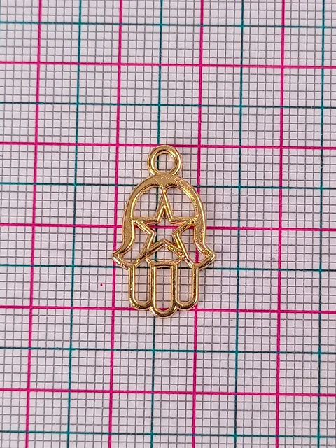 MANO HAMSA BAÑO DE ORO T7031