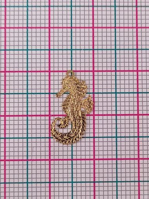 CABALLO DE MAR MINI DIJE BAÑO DE ORO T5861-1