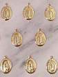VIRGEN MINI DIJE BAÑO DE ORO TP-081                            - Miniatura 1