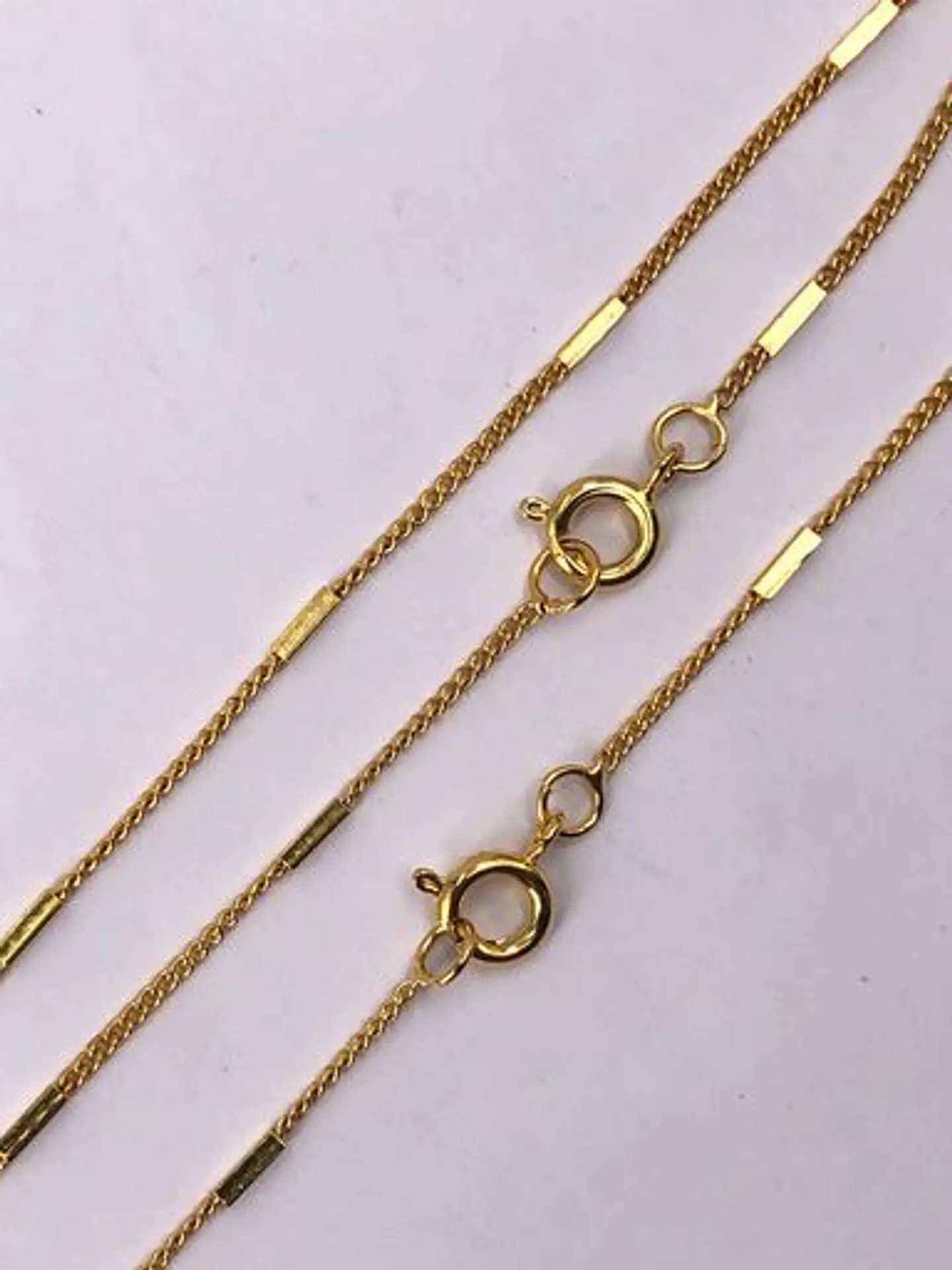 CADENA 1.5MM BAÑO DE ORO M-2319P                                    1