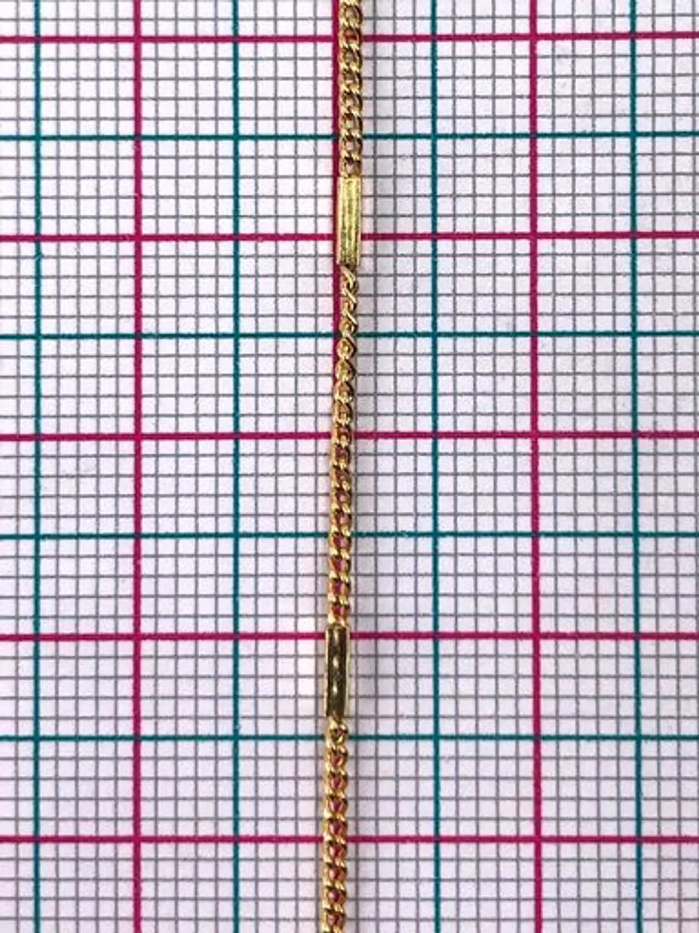 CADENA 1.5MM BAÑO DE ORO M-2319P                                    2