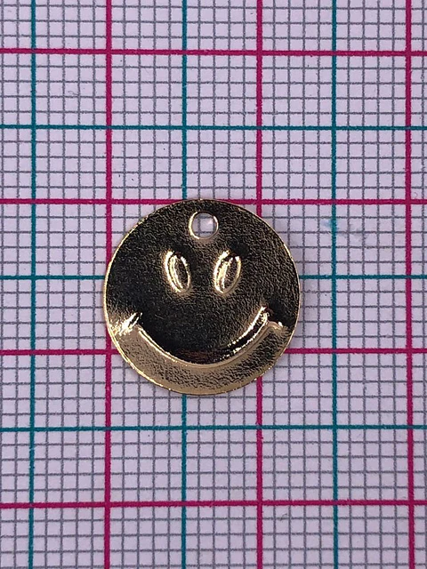CARA FELIZ  BAÑO DE ORO T7037