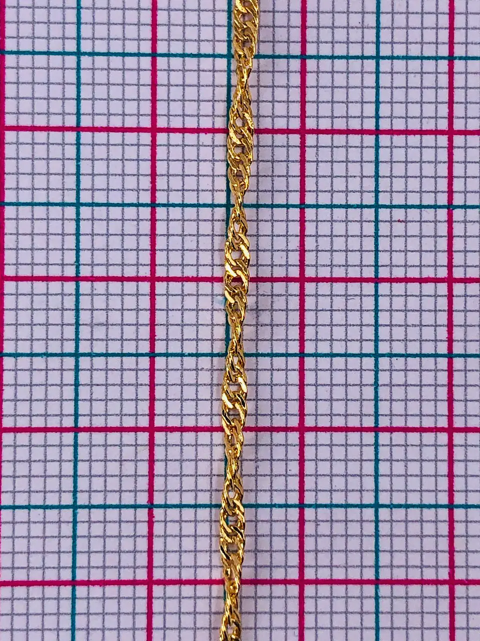 CADENA BAÑO DE ORO M-5052-45 2