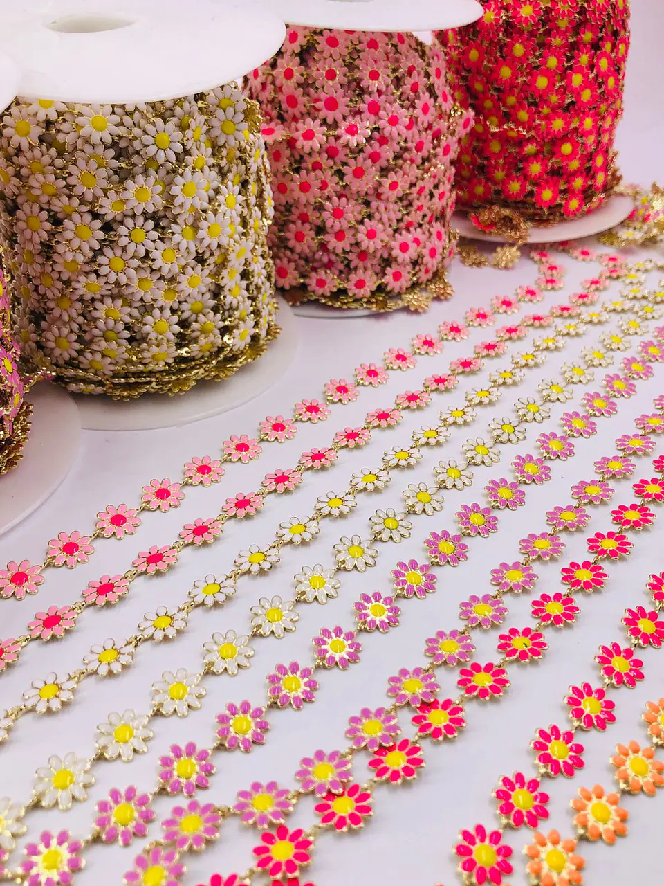CADENA COLORES FLOR  MK-157-MT 1